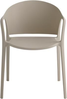 Krzesło z podłokietnikami z tworzywa sztucznego Monti, 2 szt.