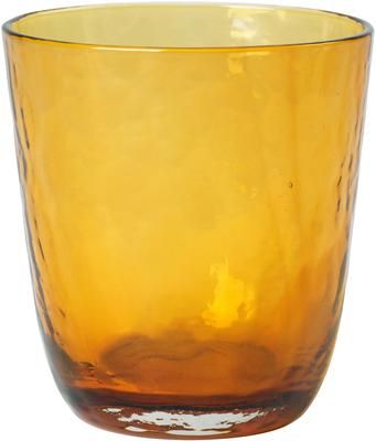 Verre à eau soufflé bouche Hammered, 4 pièces
