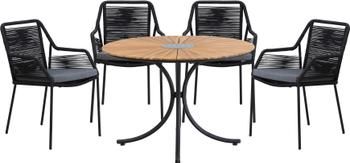 Set mobili da giardino Elba 5 pz