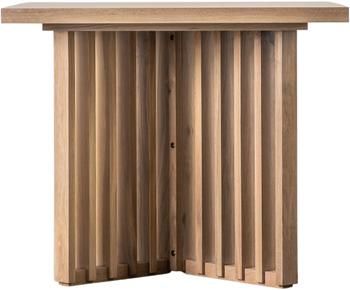 Table bois de chêne Okayama, 90 x 90 cm