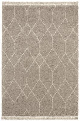 Tapis shaggy à franges Mila
