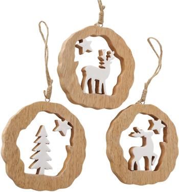 Weihnachtsbaumanhänger-Set Judy, 3-tlg.