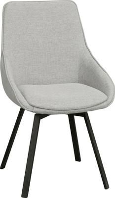 Chaise rembourrée pivotante Alison