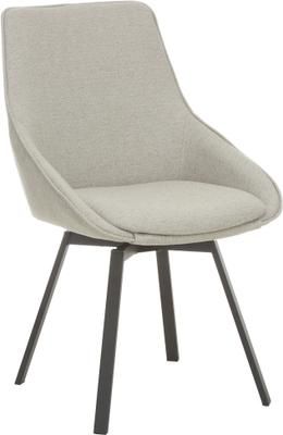 Chaise rembourrée pivotante Alison