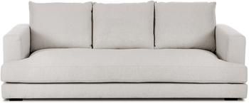 Divano 3 posti in tessuto grigio beige Tribeca