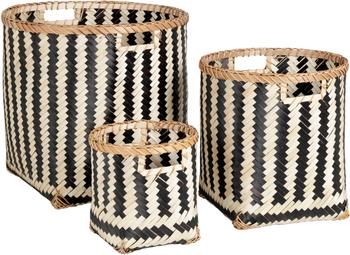 Set 3 cesti portaoggetti Meli
