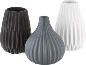 Set 3 vasi decorativi in gres Wilma