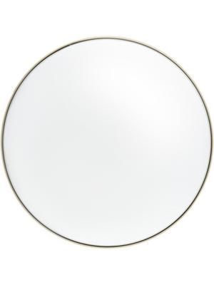 Okrúhle nástenné zrkadlo so zlatým rámom Ivy