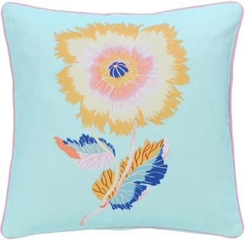 Kissenhülle Lela mit Blumen-Motiv aus Bio-Baumwolle