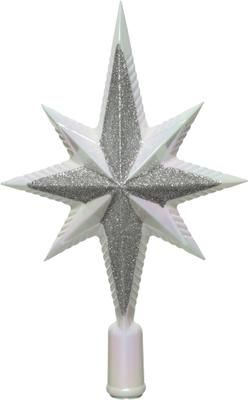 Breukvaste kerstboom piek Morning H 26 cm