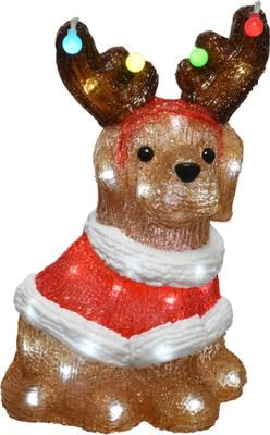 Figura luminosa LED Dog, con enchufe