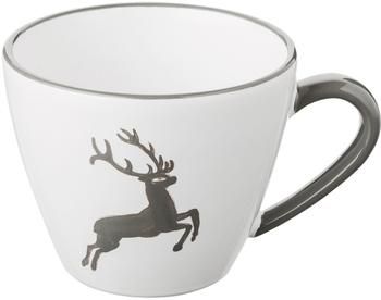 Handbemalte Kaffeetasse Gourmet Grauer Hirsch