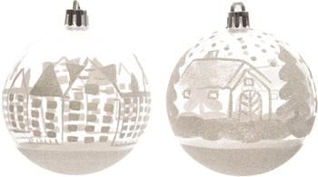 Boule de Noël White City Ø 8 cm, 4 élém.