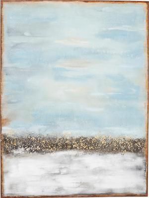 Cuadro en lienzo pintado a mano Abstract Horizon