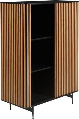 Buffet haut design placage bois de chêne Linea
