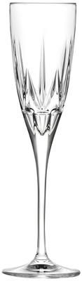 Copas flauta de champán de cristal con relieve Chic, 6 uds.