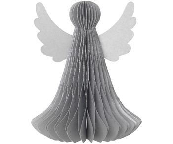 Plissé engelen Angel H 12 cm, 2 stuks