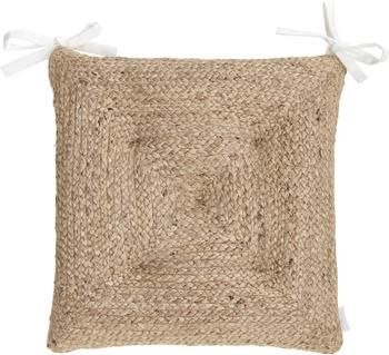 Coussin de chaise en jute Justina