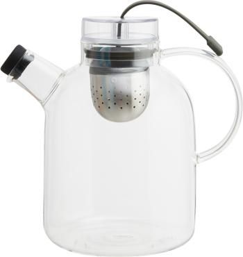 Teiera di design in vetro con colino Kettle, 1.5 L