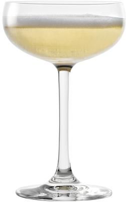 Copas pompadour de champán de cristal Elements, 6 uds.
