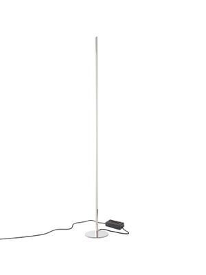 Lampada piccola da terra dimmerabile a LED argento Whisper