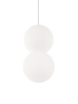 Lampa wisząca ze szkła i betonu Zero
