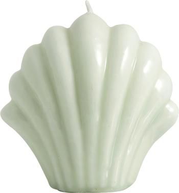 Bougie décorative formant un coquillage Ibo