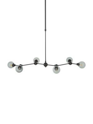 Grande suspension moderne en métal noir Aurelia