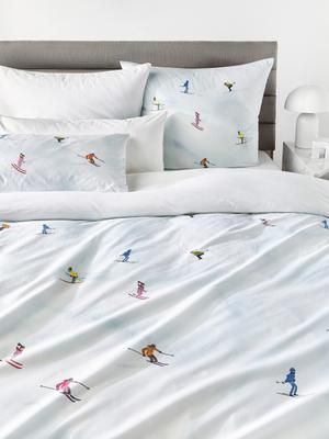 Dizajnová posteľná bielizeň z bavlneného perkálu od Kery Till Ski