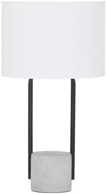 Lampada da tavolo con base in cemento Pipero