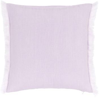 Housse de coussin pur lin lilas Luana