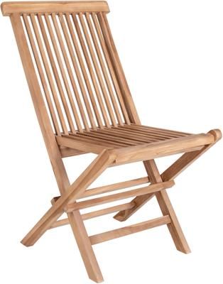 Składane krzesło ogrodowe z drewna tekowego Toledo, 2 szt.