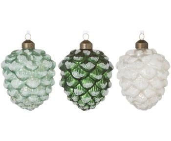Baumanhänger-Set Pine H 10 cm, 12-tlg.