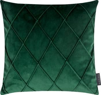 Housse de coussin velours vert Nobless