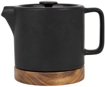 Teiera in gres e legno di acacia Nordika, 700 ml
