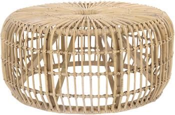 Runder Rattan-Couchtisch Kim