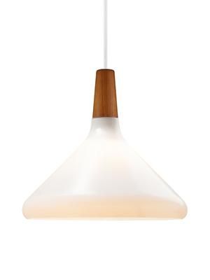 Lampada a sospensione in vetro Nori