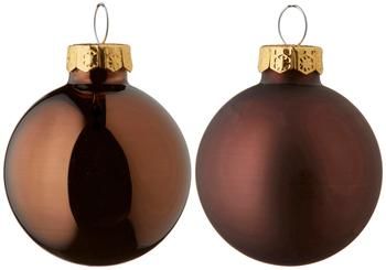 Kerstballenset Evergreen Ø 8 cm, 6-delig
