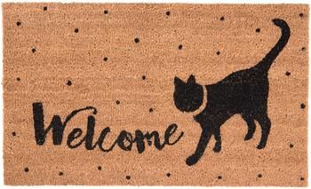 Fußmatte Welcome Cat