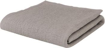 Couvre-lit en coton gris Stripes