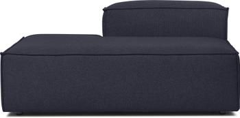 Méridienne modulable bleu Lennon