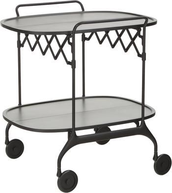 Carrello di servizio in metallo Gastone