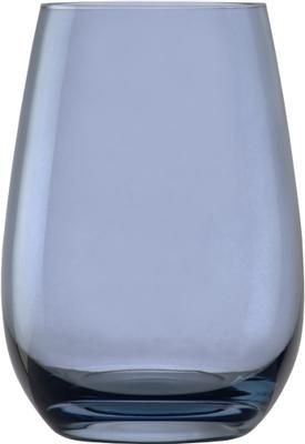 Verre à eau bleu Elements, 6 pièces