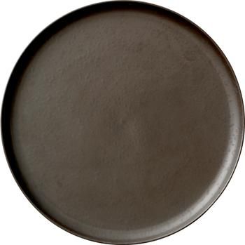 Piatto piano fatto a mano nero New Norm Ø 27 cm