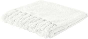 Plaid cocooning blanc cassé doux et léger Mysa