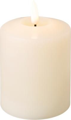 Batterij-aangedreven LED stompkaars Boka, 2 stuks