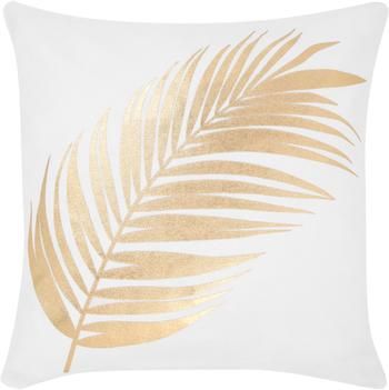 Housse de coussin 40x45 blanc doré Light