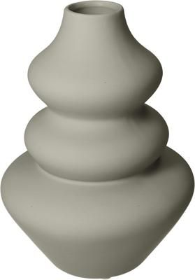 Vase design grès blanc ivoire Thena