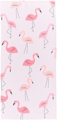 Leichtes Strandtuch Mina mit Flamingo-Motiv