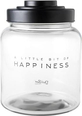 Barattolo con coperchio Happiness